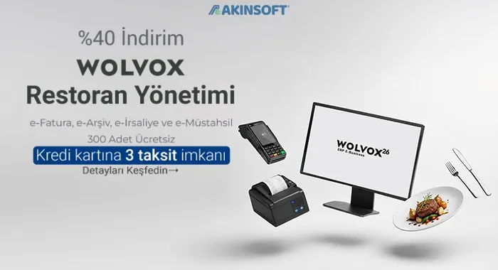 Wolvox Restoran %40 İndirim