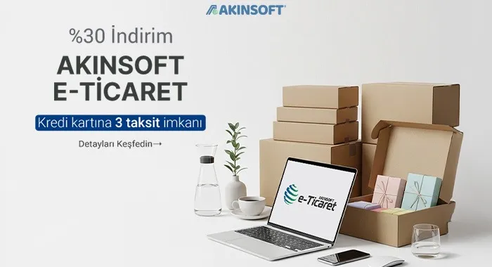 AKINSOFT e-Ticaret %30 İndirim